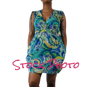EUC Ralph Lauren Paisley Farrah dress Med